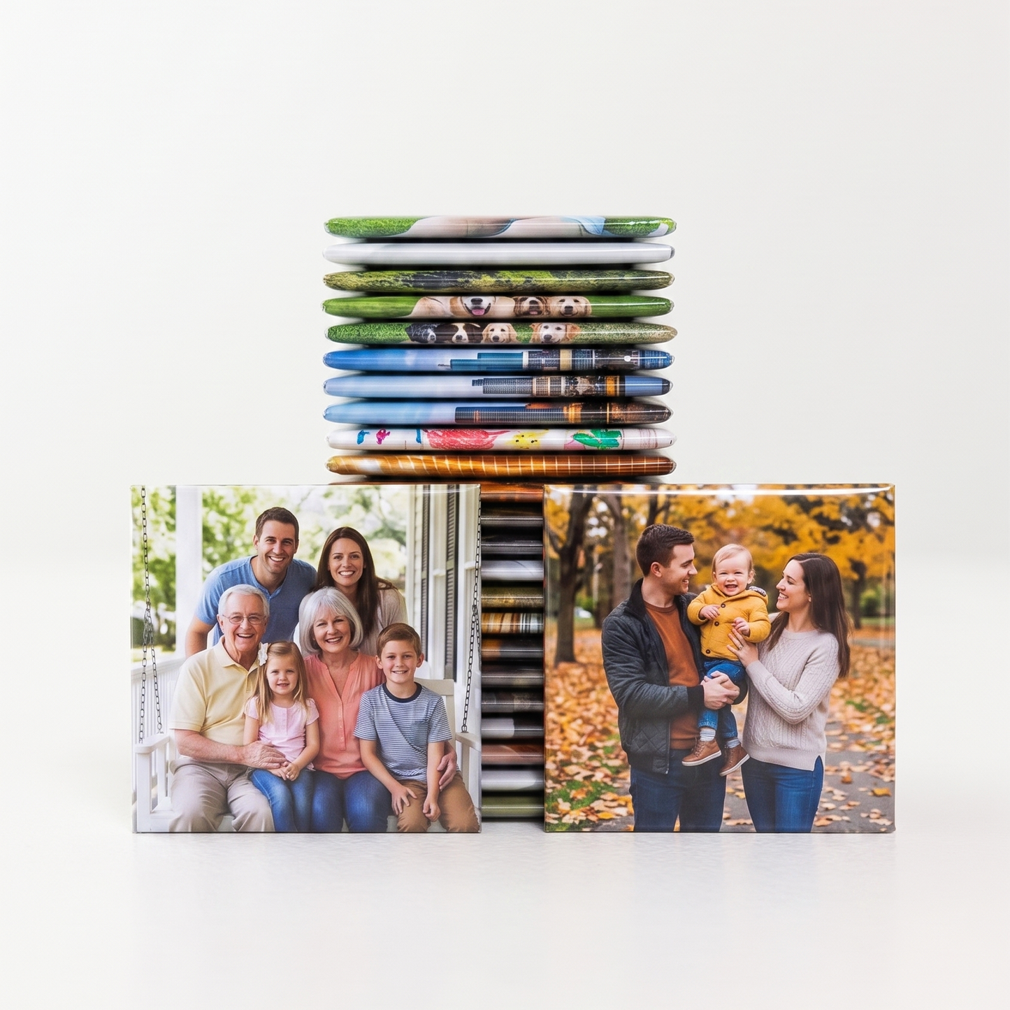 Custom 2" x 2'' Photo Magnet Set