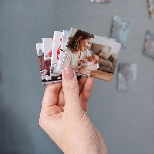 Custom 3" x 2'' Photo Magnet Set