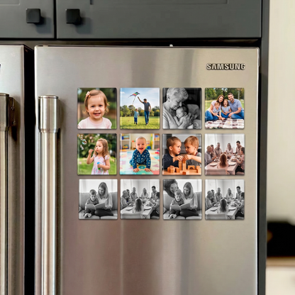 Custom 2" x 2'' Photo Magnet Set