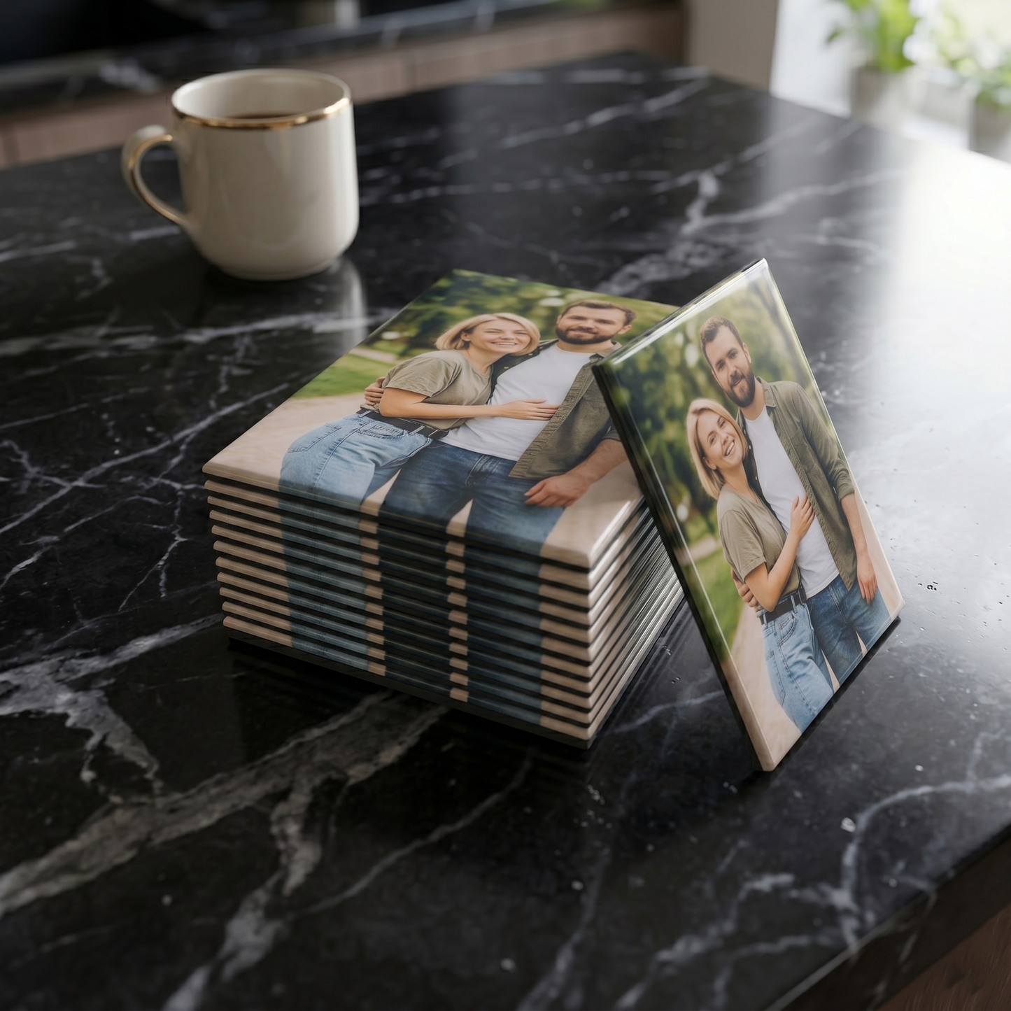 Custom 3" x 2'' Photo Magnet Set